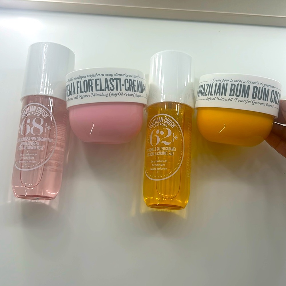 Sol de Janeiro set 4 pieces brand new never used smells really good